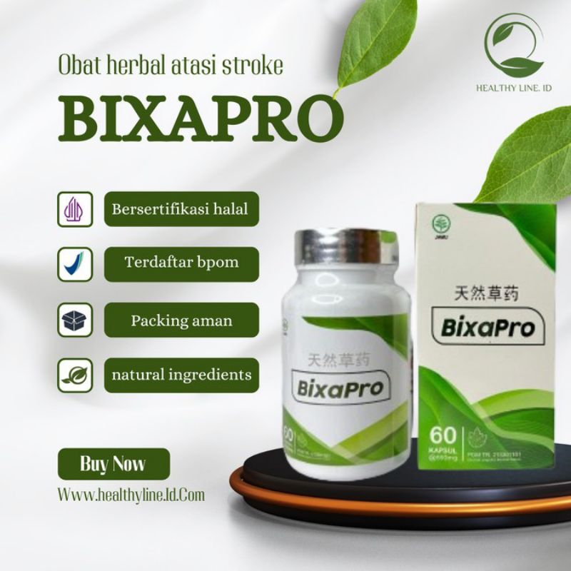 Bixapro Herbal Premium Kesehatan Atasi Masalah stroke