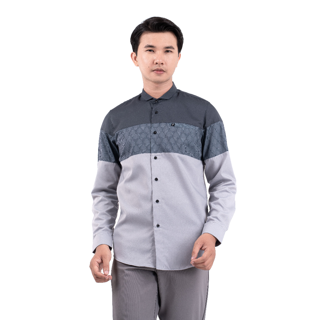 Fadkhera Abyan Baju Kemeja Koko Modern Fadkhera