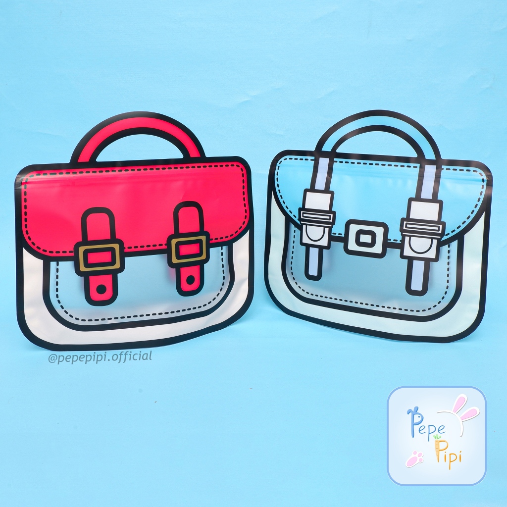 

Map Pouch Ziplock Tas Kantor Besar 24 x 18 Tempat Bingkisan Makanan Kemasan Hadiah Goodie Bag Goody