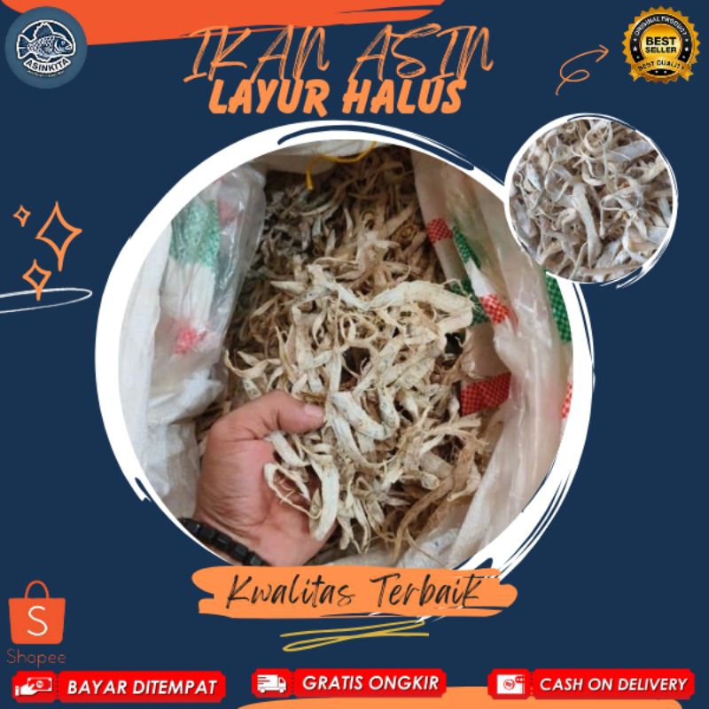 

Ikan Asin Layur halus/kering murah 1 kg