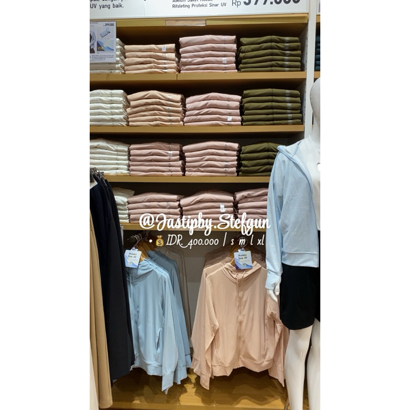 UNIQLO WOMAN | jaket alrism anti UV