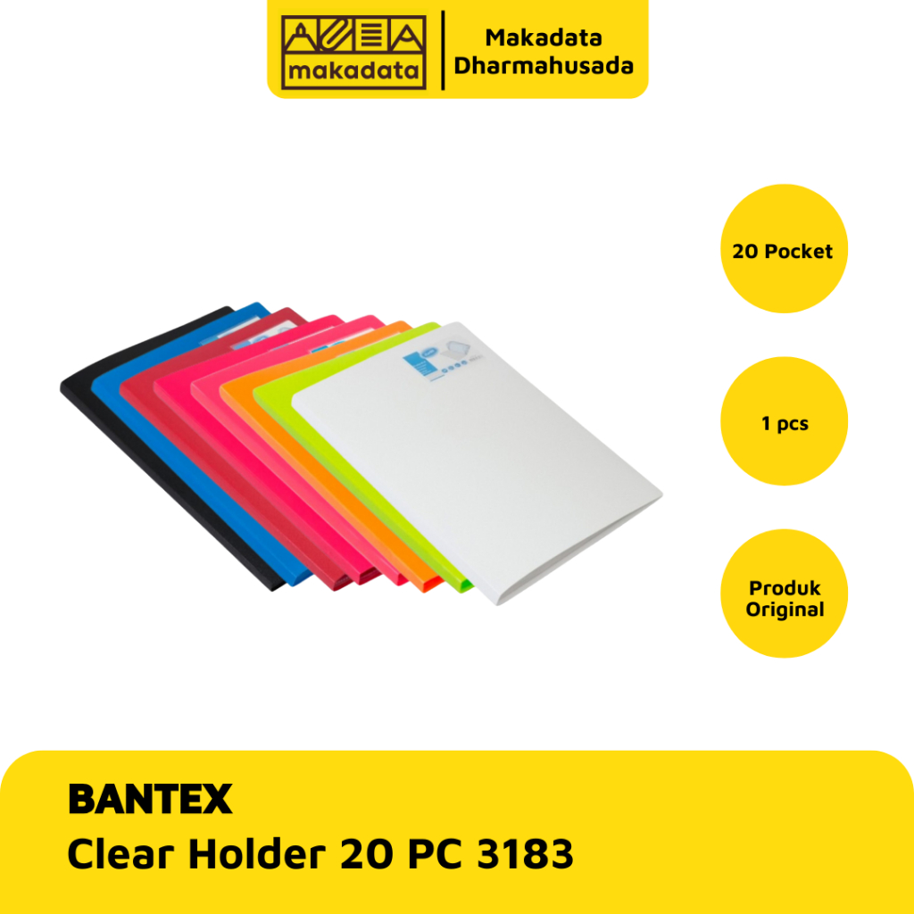 

DOKUMEN KEEPER | CLEAR HOLDER BANTEX F4 ISI 20 POKET 3183-09 MERAH