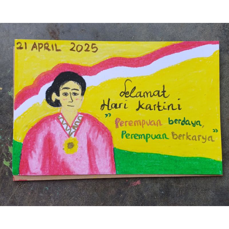 Poster tema hari kartin poster tangan bebas request tema poster handmade