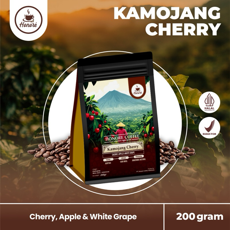

Kopi Arabika Kamojang Chery! Natural Anaerobic Specialty Coffee (200 Gr)