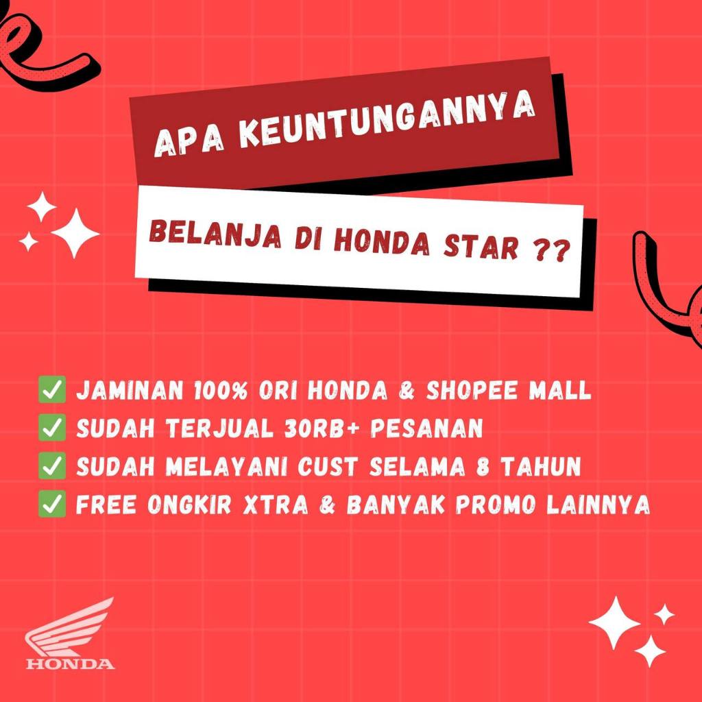 Supra X 125 Batman - Honda ORI Fender FR Sayap Spakbor Depan - RED MERAH