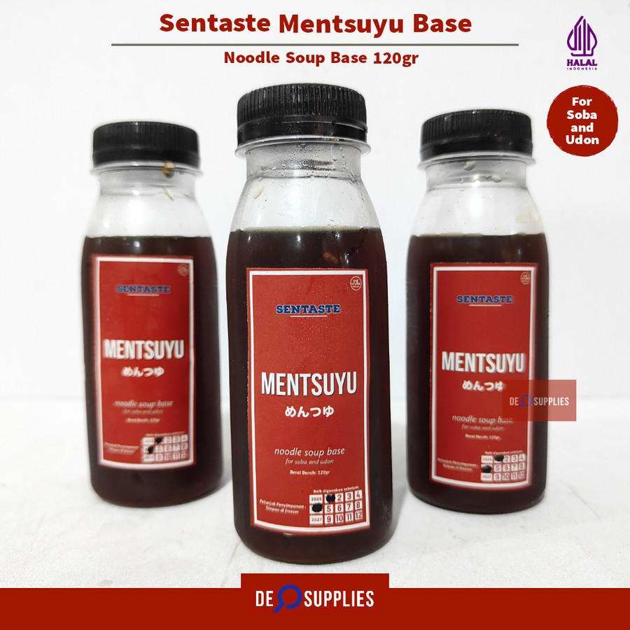 

Sentaste Mentsuyu 120gr - Tsuyu Sauce Halal Kuah Soba Udon Somen Jepang Soup Base