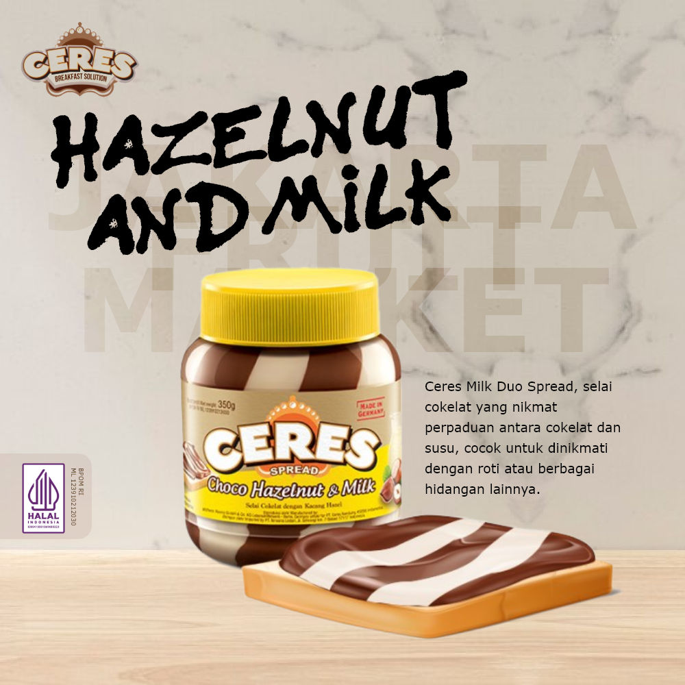 

SUKHAMART - CERES HAZELNUT AND MILK