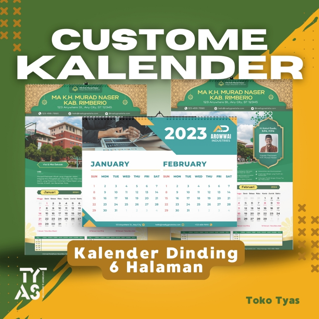 

CETAK KALENDER DINDING TIPIS!! 32x48 Custom Foto Free Design Template Tanpa Minimal Order / Cetak Kalender Dinding Murah Berkualitas Free Input Foto Ukuran