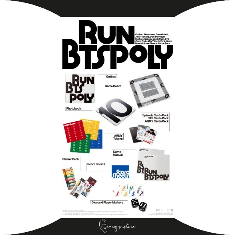 BTS - RUN BTS POLY HIGHLIGHT PACKAGE (WEVERSE)