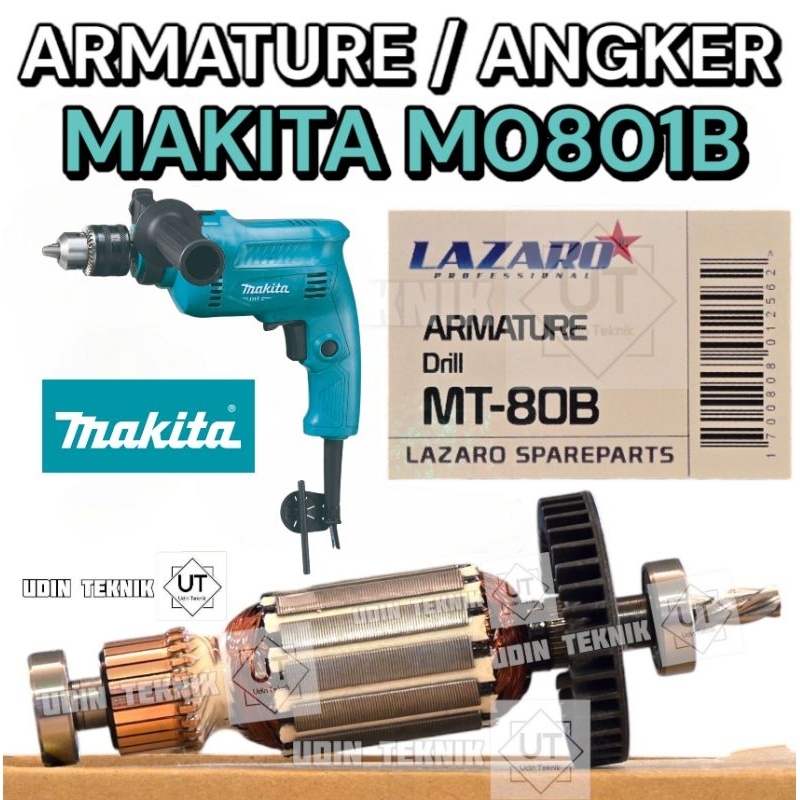 ARMATURE MAKITA M0801B ANGKER MESIN BOR MAKITA 13MM M 0801 B LAZARO