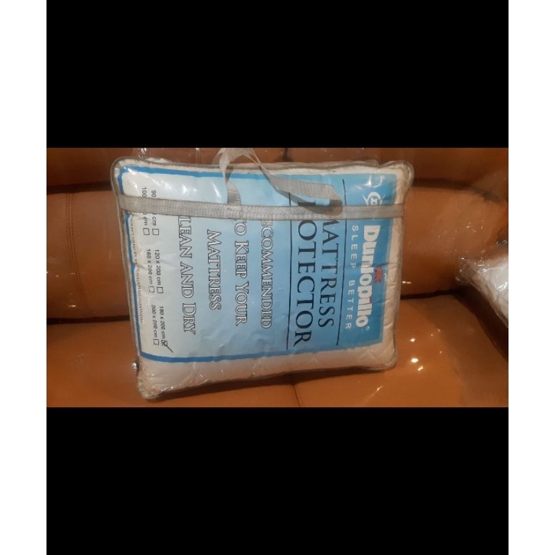 Protektor kasur matras protektor merk Dunlopillo ukuran muat kasur 180x200cm , sesuai gambar barang 