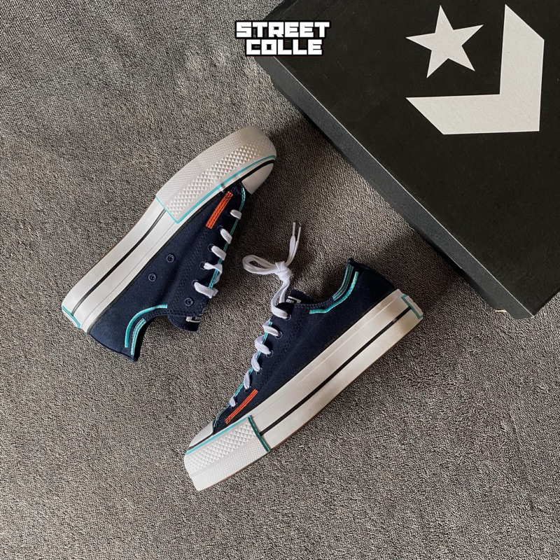 Converse CTAS Lift Hi Black Stripe Cyan