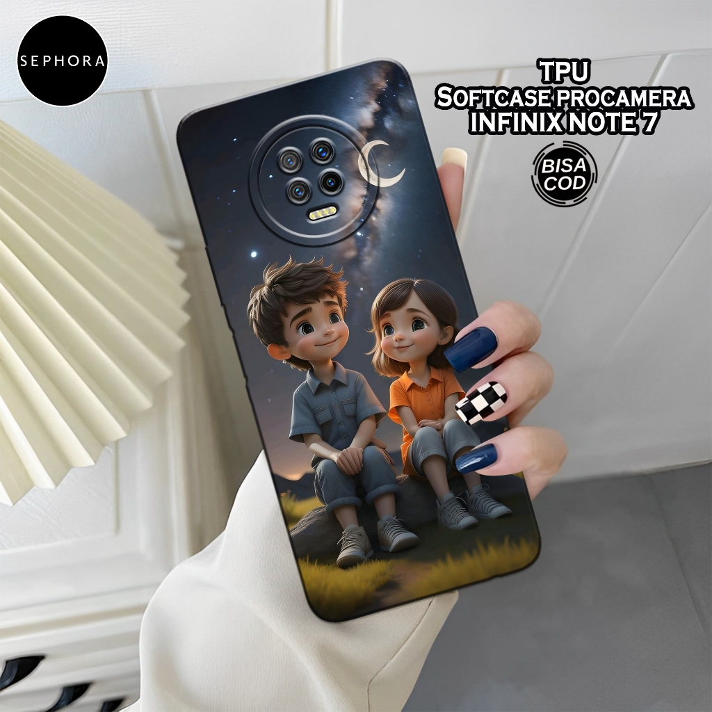 Case Infinix Note 7 Terbaru - Fashion Case Kartun - Softcase Infinix Note 7  Terbaru - Case Pro Came