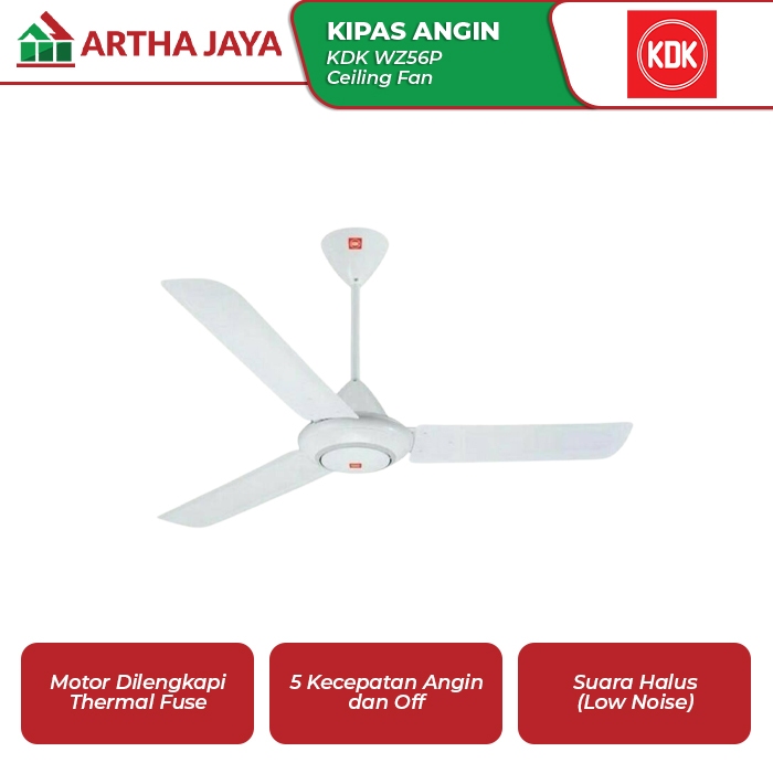 KDK KIPAS ANGIN GANTUNG WZ56P (PLAFON)