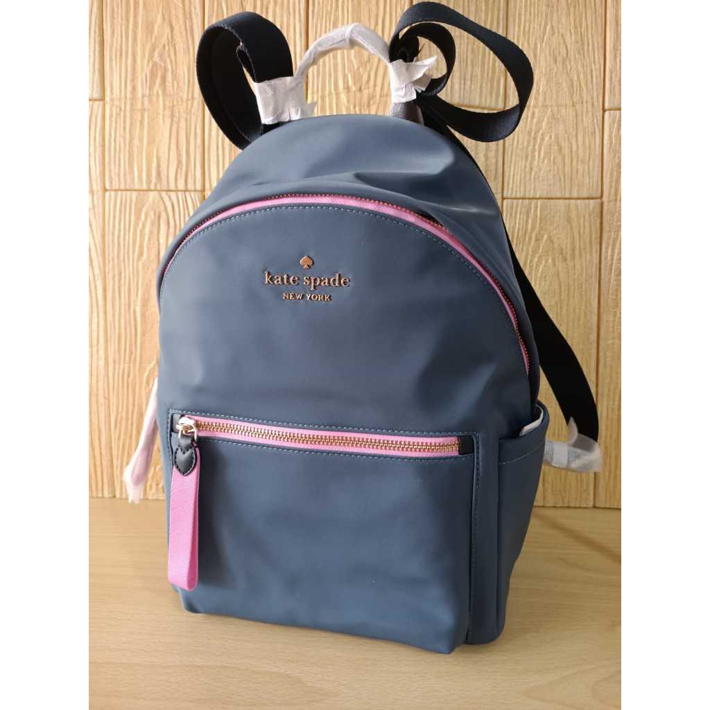 Kate spade chelsea medium backpack bluestone