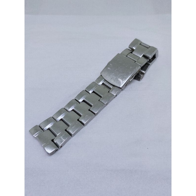 Vintage sports bracelet watch 22mm rantai jam tangan klasik part arloji lawas chronograph diver stra
