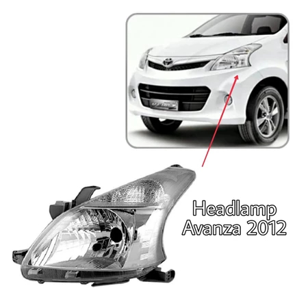 (AUTO IMP) HEADLAMP Lampu Depan Mobil ALL NEW AVANZA 2012 - 2014 KIRI KANAN / Lampu Depan Avanza 201