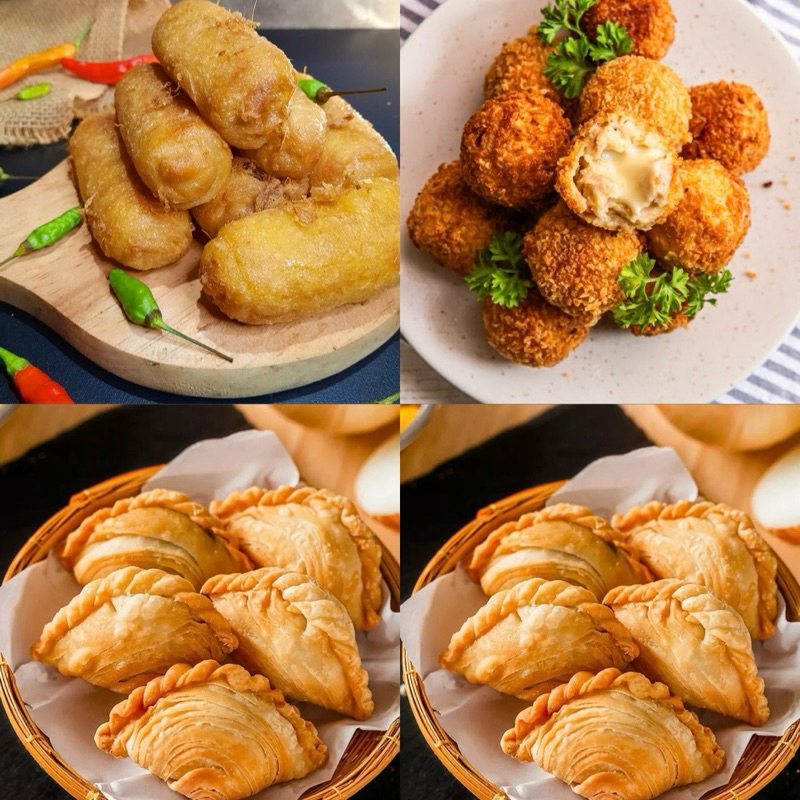 

Karipap / karipap isi / Sosis solo / Brule bomb
