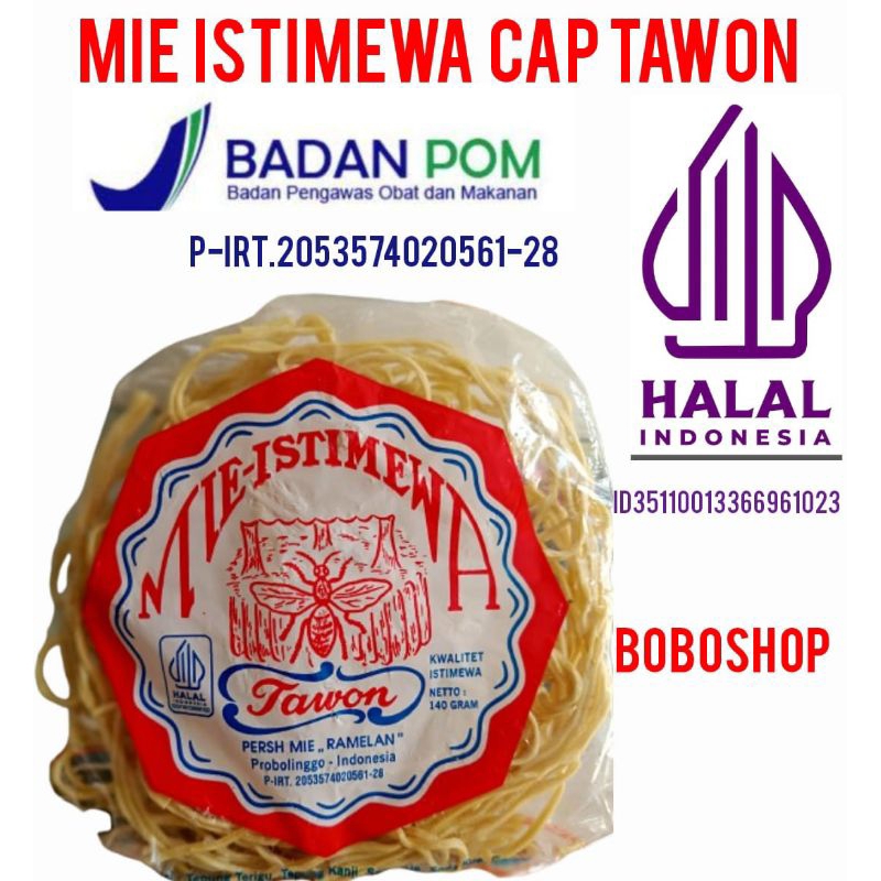 

MIE TULEN ISTIMEWA CAP TAWON 140 GRAM