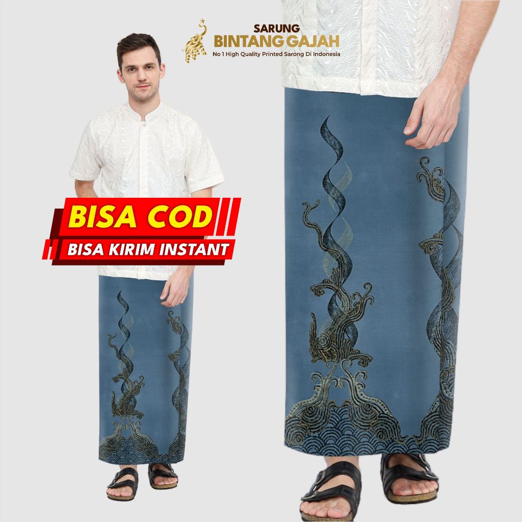 Sarung Bintang Gajah Onta Legenda VS 5681 Motif Ornamen