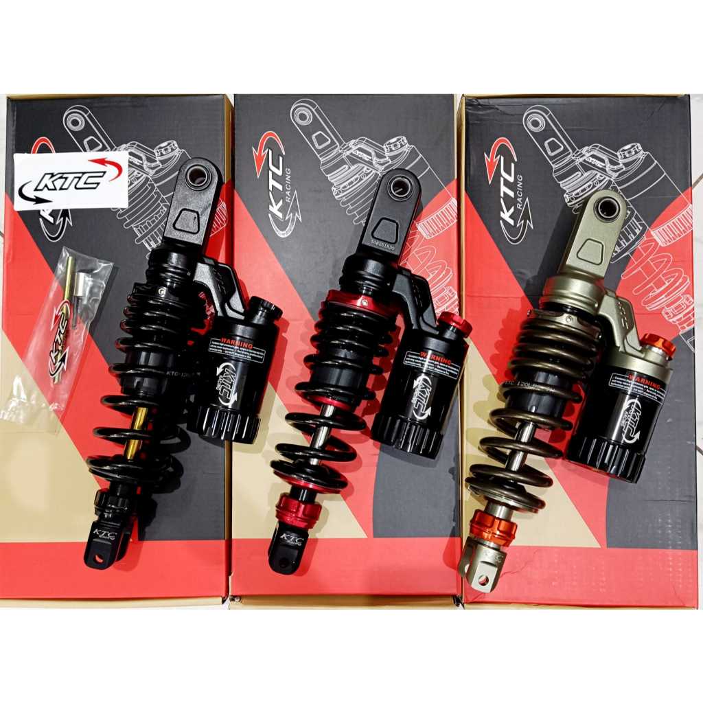 (COD) (ADA BARCODE) Shock KTC EXTREME Mio 300 mm / Vario 325 mm Grey, Black-Red, Hitam, Black As Gol