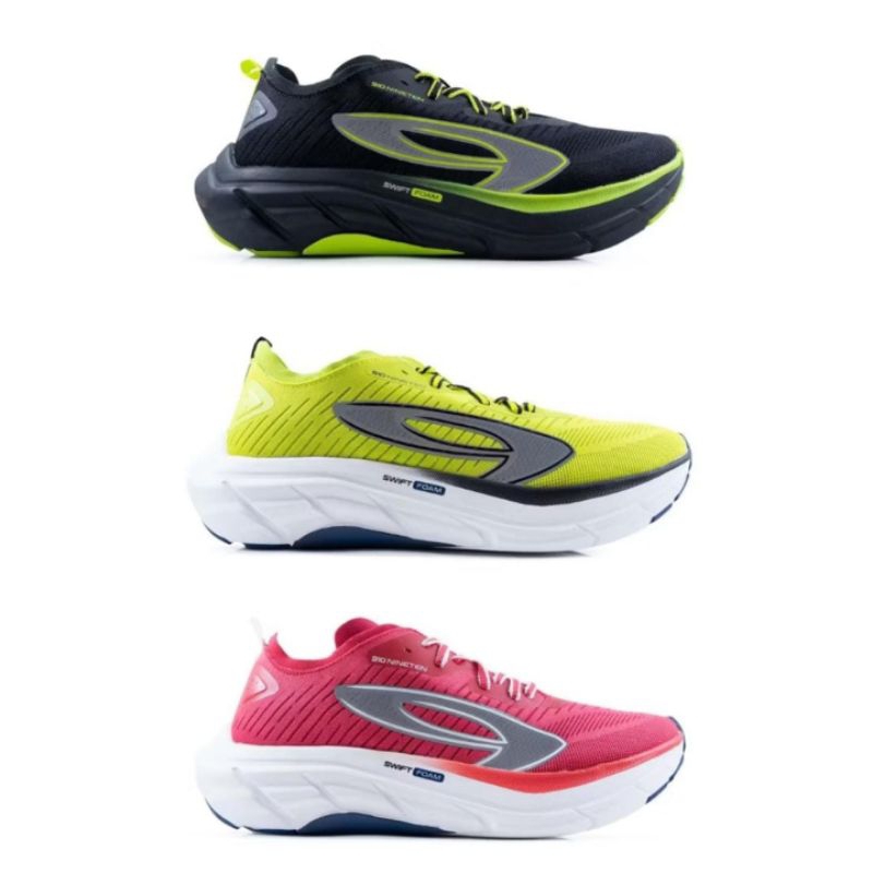 910 nineten Sepatu lari /Running original HIROSHI RN-LITE - HITAM HIJAU NEON /910 NINETEN SEPATU LAR
