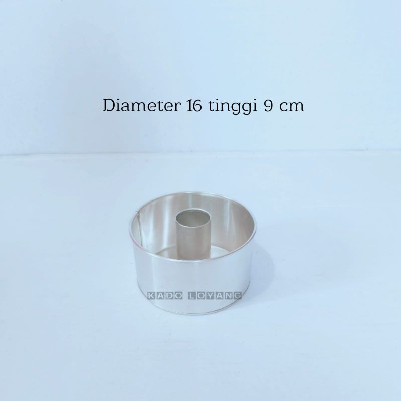 Loyang bolu bulat loyang tulban, loyang kue bolu tinggi 9 cm diameter 16 18 20 22 cm bahan almunium
