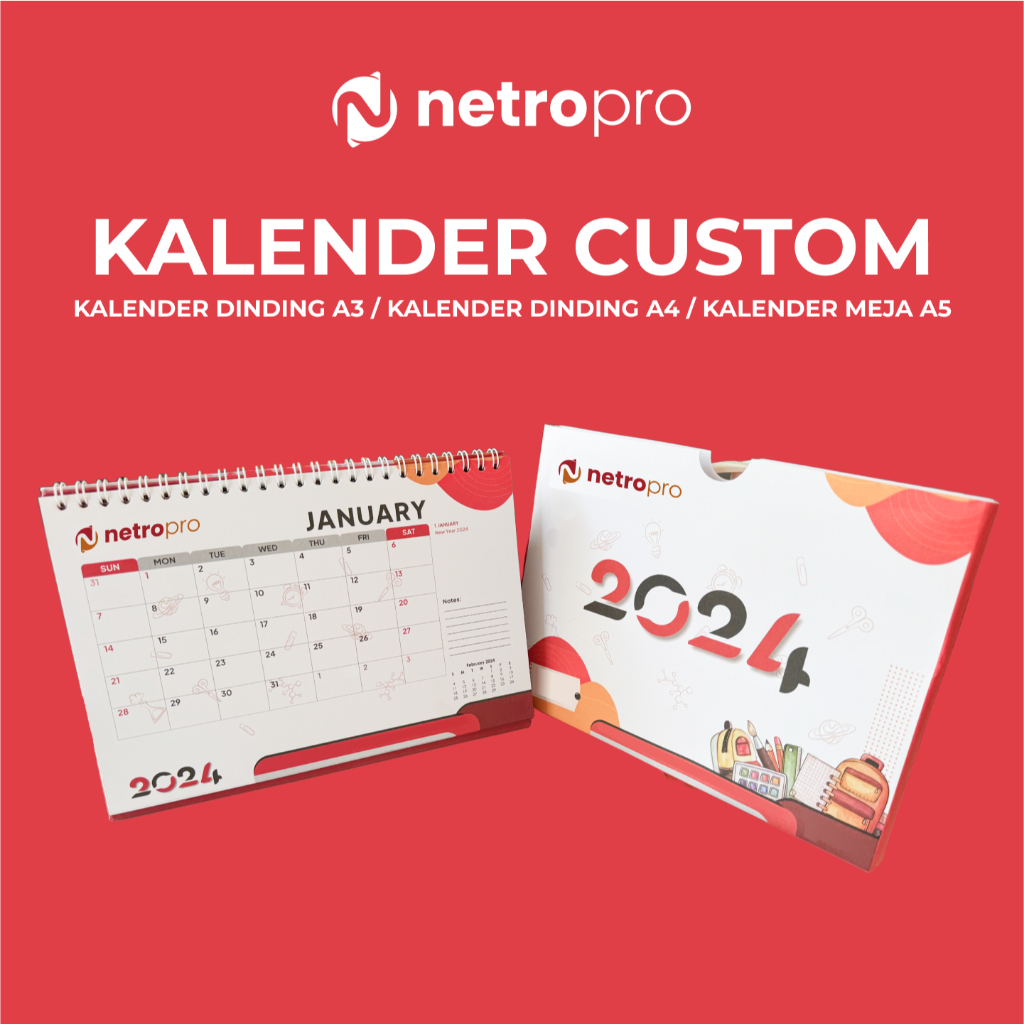 

Kalender Dinding dan Meja Custom A4, A3, A5 | 7 dan 13 Lembar | Untuk Kantor dan Promosi