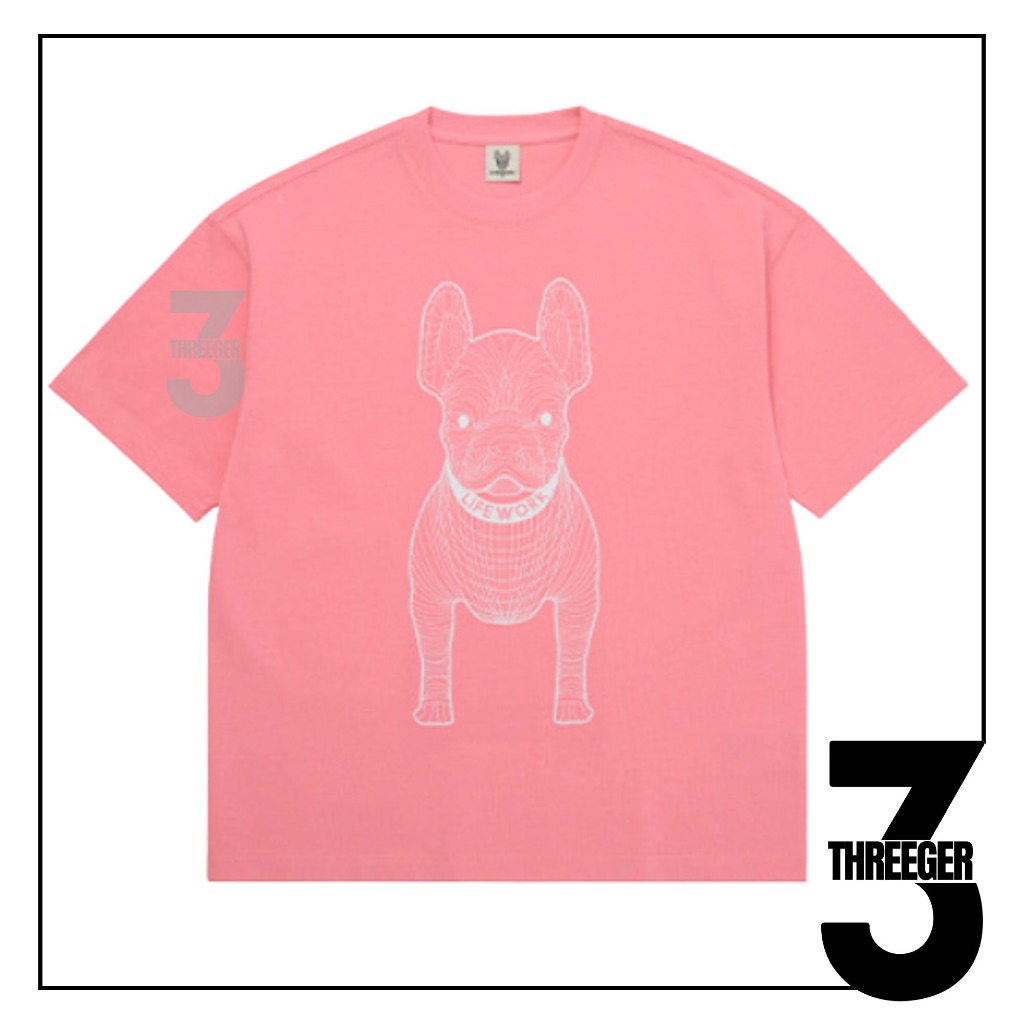 Lifework Basic Radog Tee Pink Original