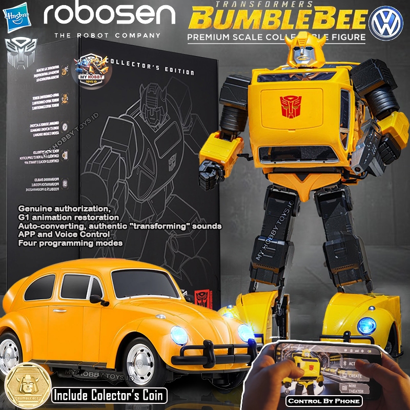 100% ORI Robosen Transs fomers G1 Bumblebee Flagship Version Robot Auto Transform Voice Commands