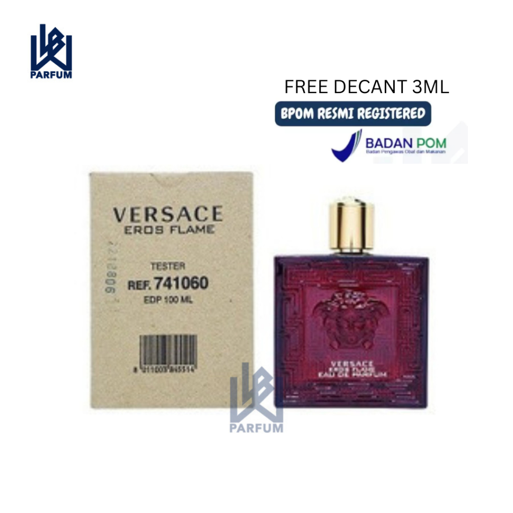 Parfum Tester Versace Eros Flame EDP For Men 100Ml
