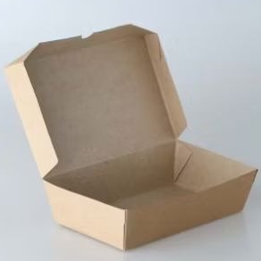 Kotak Nasi Coklat / Lunch Box / Paper Box Coklat
