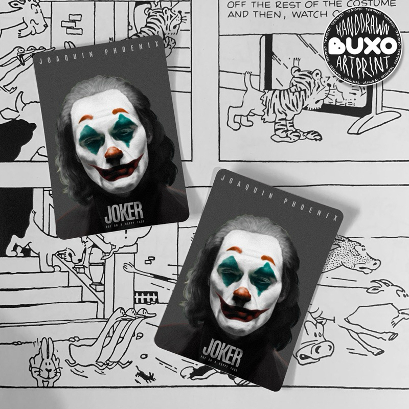 

buxo - THE JOKER vinyl sticker / sticker film movie series lucu stiker laptop tumbler