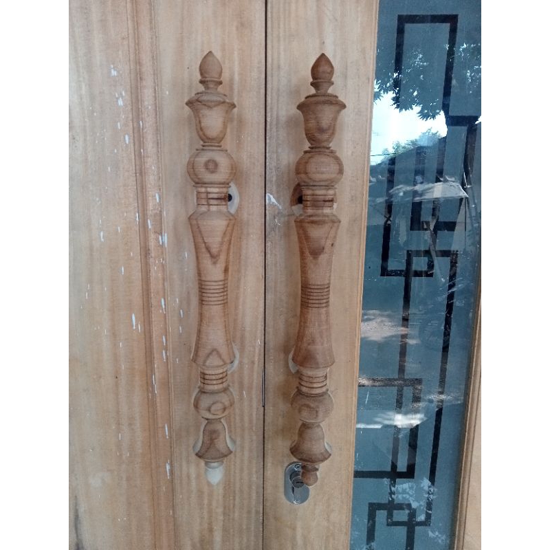 handle pintu kayu jati