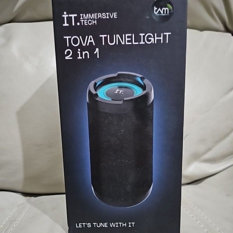 NEW segel Speaker Bluetooth merk TAM 100% ORI Immersove Tech (IT) TOVA TUNELIGHT 2 IN 1