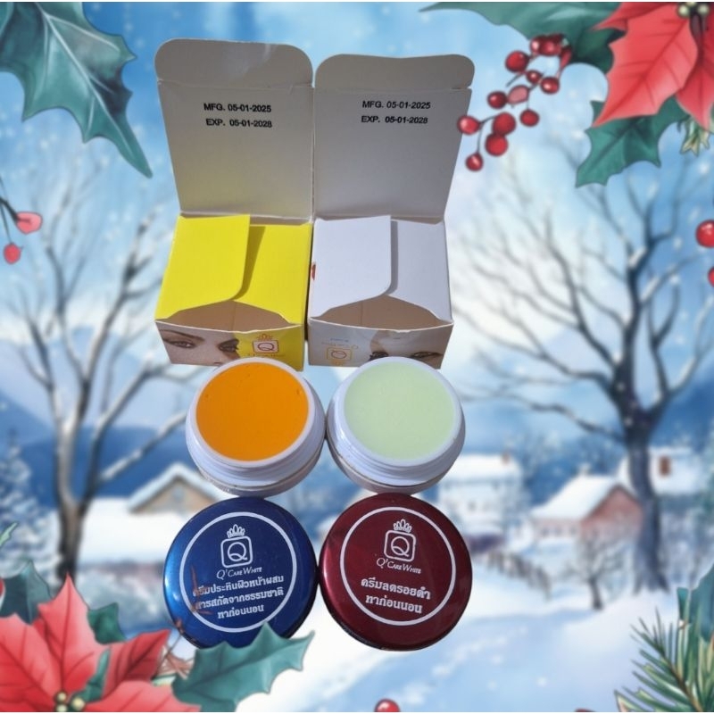CREAM MALAM THAILAND Q CARE WHITE exp 2028 (100%original gread A.)