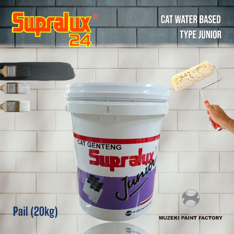 SUPRALUX Cat Genteng & Tembok Junior 20kg (Pail)
