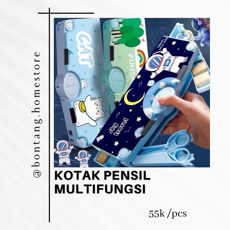 

KOTAK PENSIL MULTIFUNGSI KARAKTER DINOSAUR LUCU || TEMPAT PENSIL SERBAGUNA