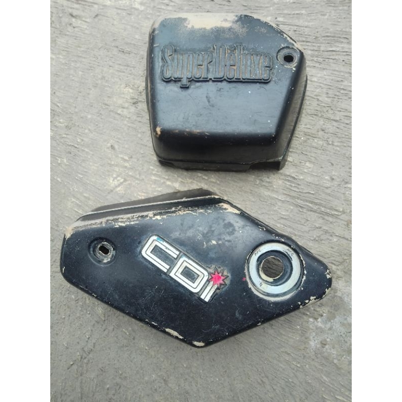 Cover Tutup Aki Accu Yamaha V80 CDI V 80 Super Deluxe Superdeluxe Robot Original Bekas/second.