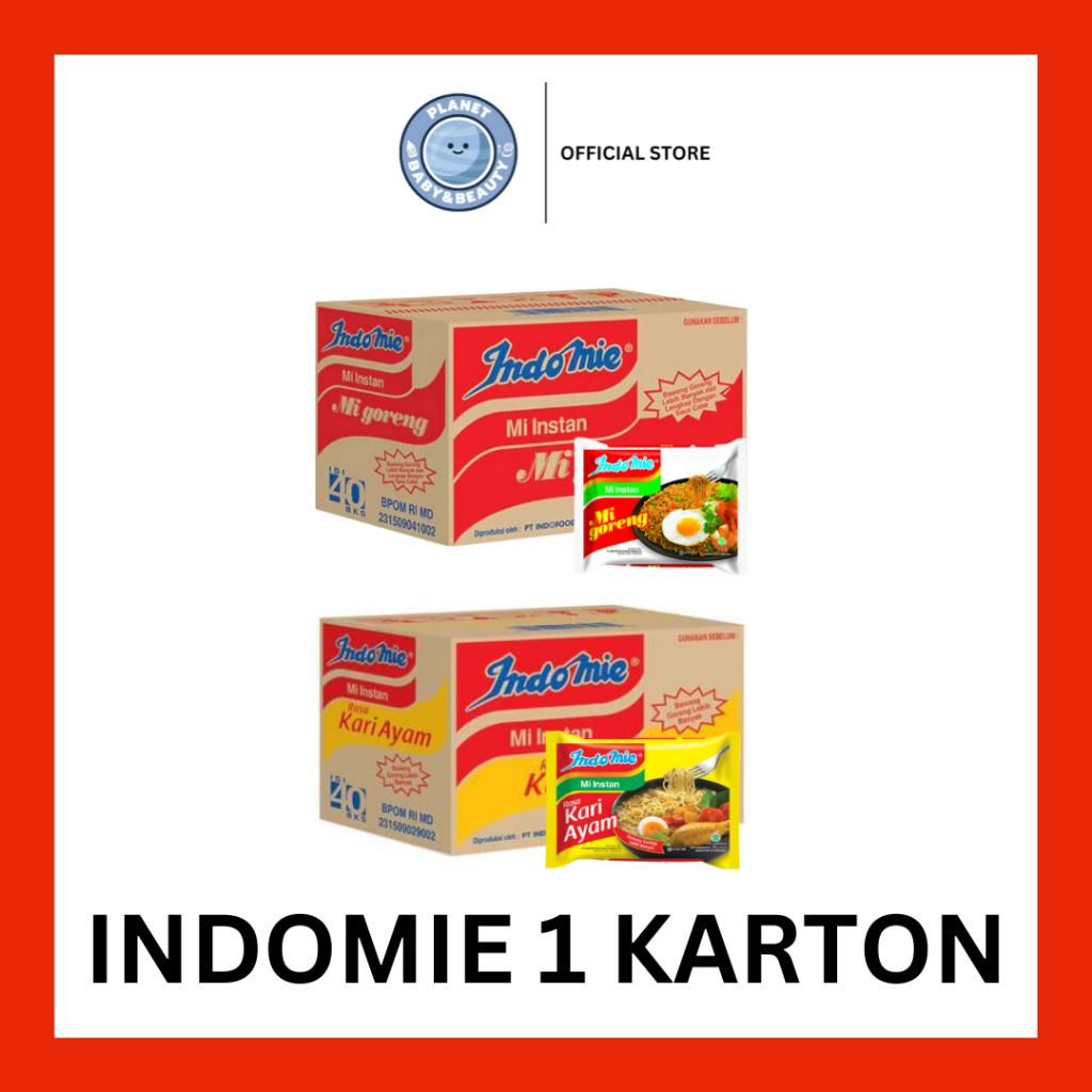 

INDOMIE MIE INSTANT 1 KARTON 40pcs