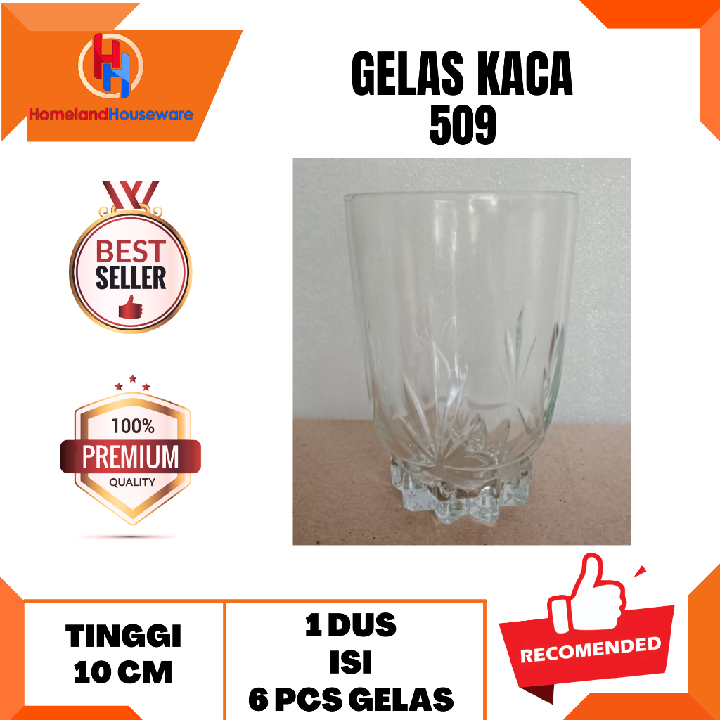 SIAP KIRIM-READY MADIUN/GELAS KACA 509/GELAS KACA JADUL/GELAS KOPI/GELAS KACA 509 ISI 6 PCS
