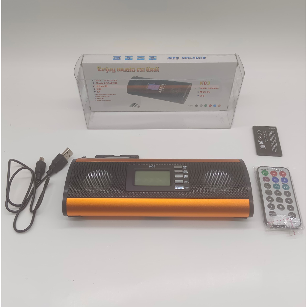 Speaker Mini Portable AGILER KH-11 / AGILER Speaker Music Box Mp3,FM Radio