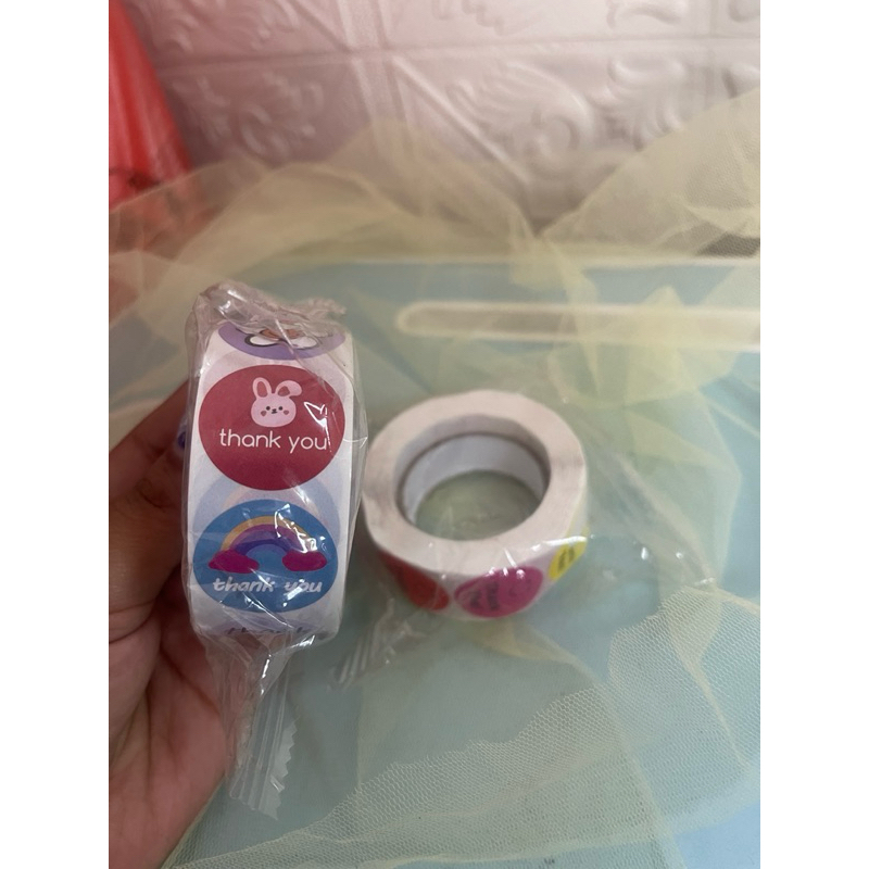

Stiker label thank you