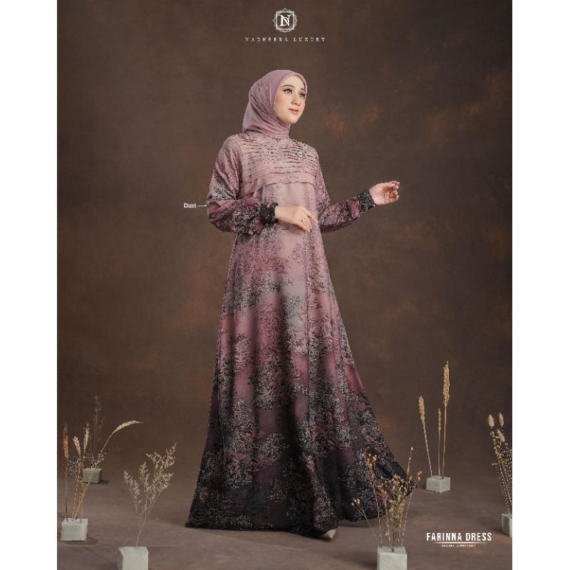 AA COLLECTION | FARINNA DRESS BY NADHEERA LUXURY | GAMIS TERBARU NADHEERA