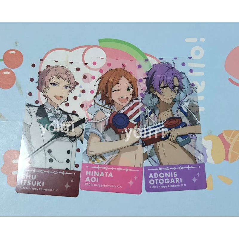 

CLEAR BOOKMARK ENSEMBLE STARS SHU ITSUKI HINATA AOI ADONIS OTOGARI