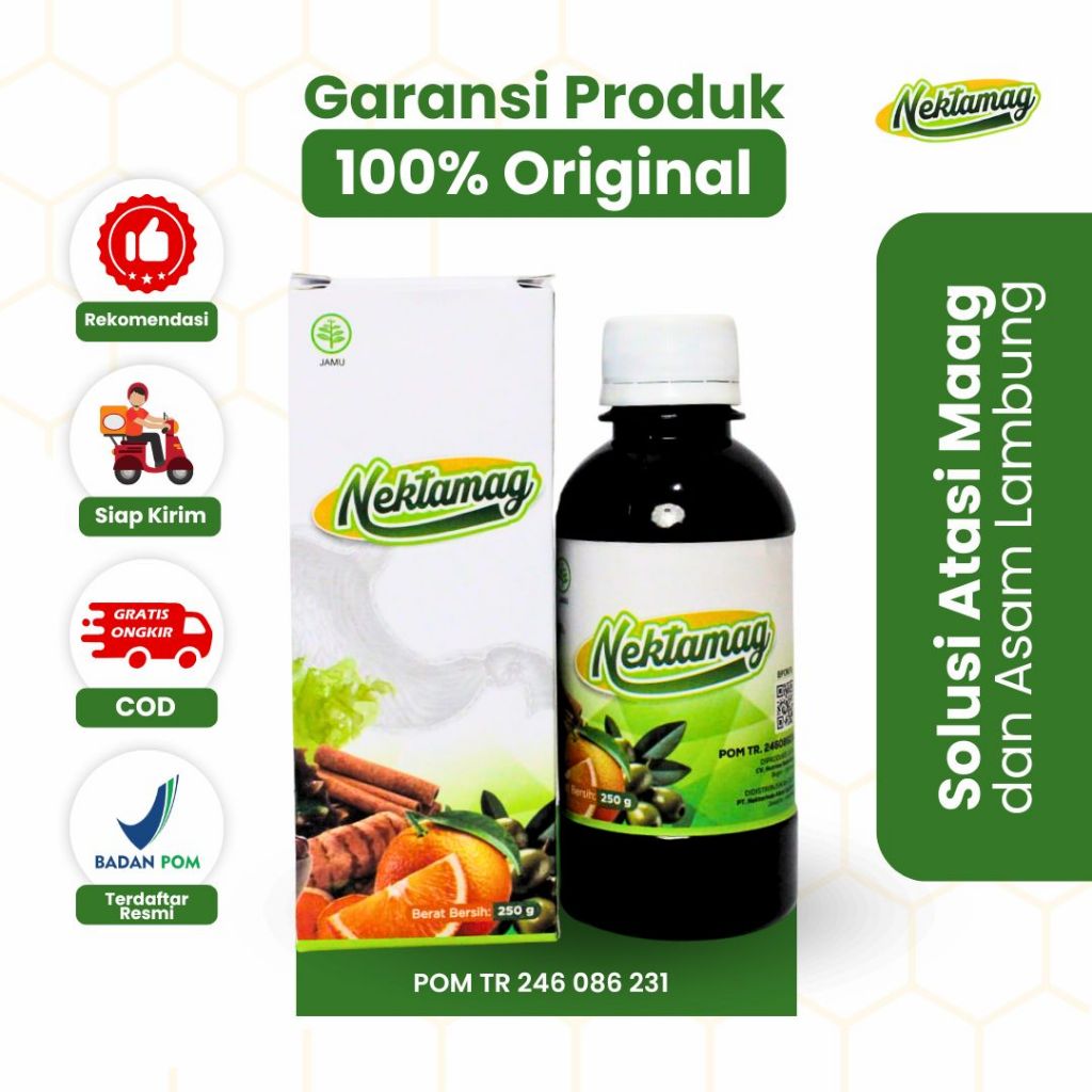 

Nektamag 250ml - Madu Gerd Asam Lambung