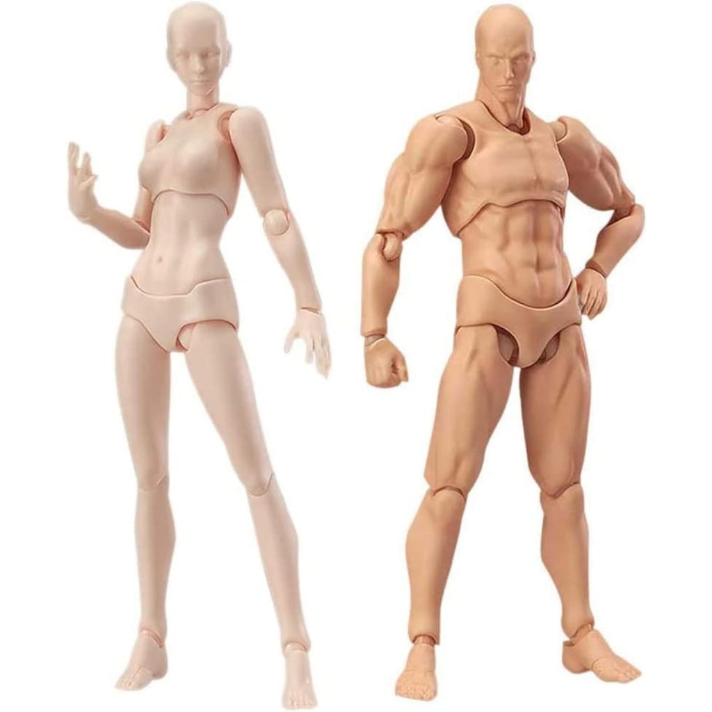 Action Figure Figma Young Version 2.0 Light BODY CHAN & Kun Moveable Action Figure