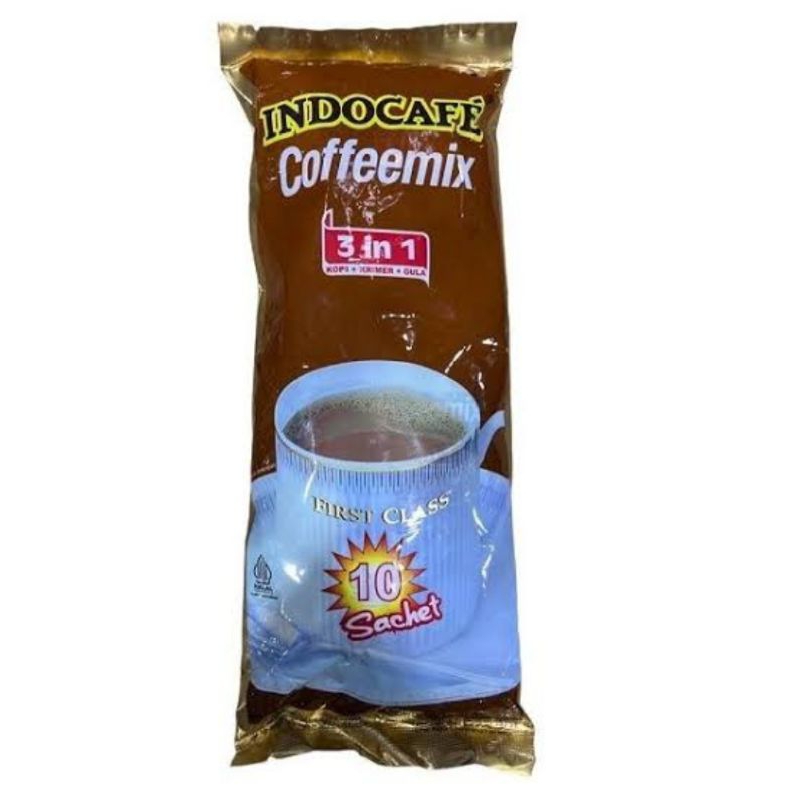 

INDOCAFE COFFEEMIX 3 IN 1 10×20g | KOPI INSTAN ISI 10 Shacet