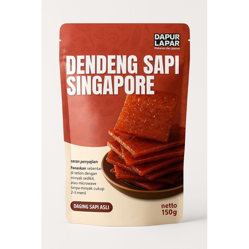 

Dendeng sapi singapore bakkwa sapi asli halal 150gr