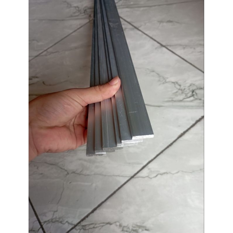Plat Strip Alumunium Tebal 2mm x 20mm x 500mm Alumunium